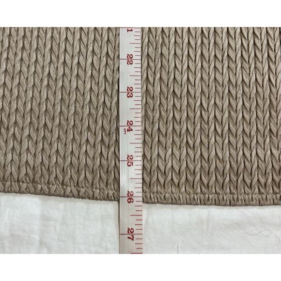 Vintage Joanna Women’s Plus Size 24W Short Sleeve Knit Blouse Textured Champagne - Picture 7 of 7